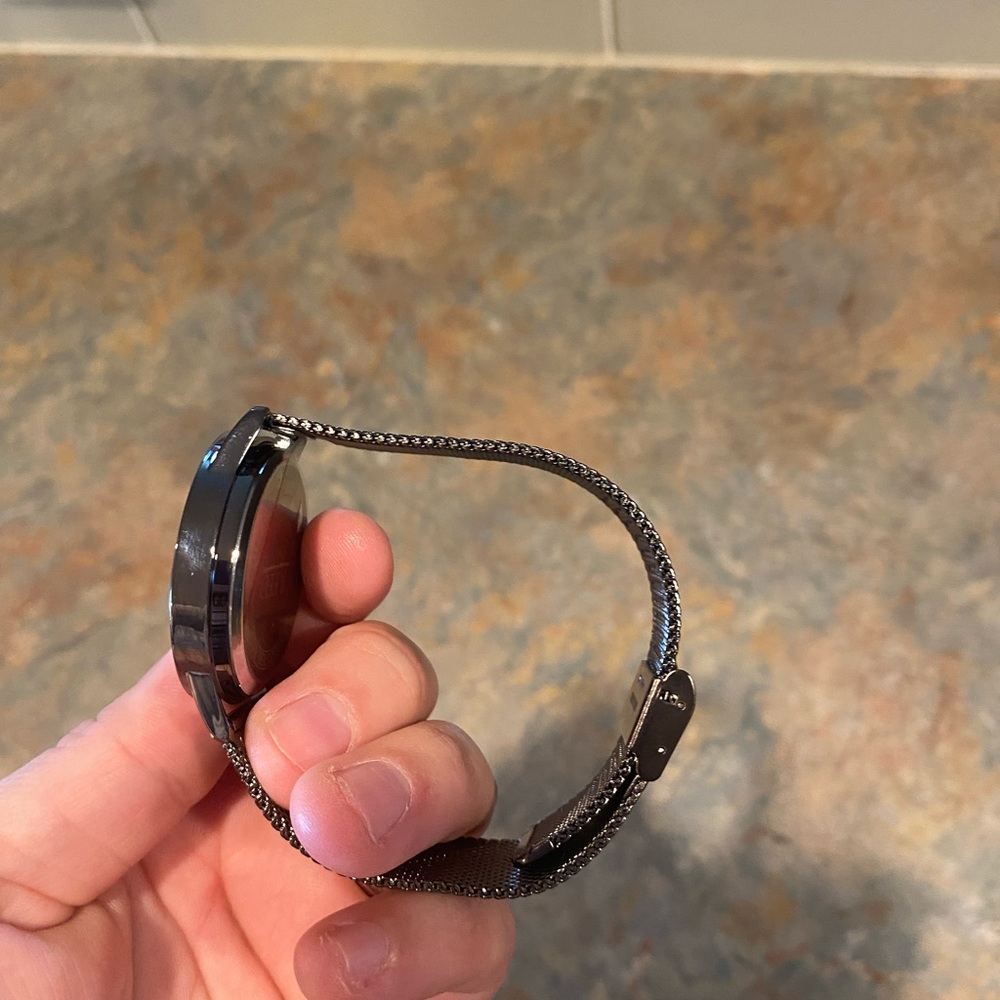 Creed Black Mesh Strap Watch - Picture 2 of 8